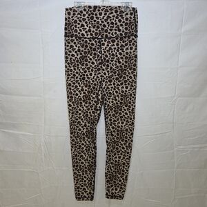 Leopard Print Stretch Full Length Leggings